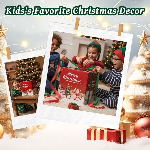 🆕8FT Christmas Inflatable Winter Tree Built-in LED Light Outdoor Decoration - Picture 9 of 9